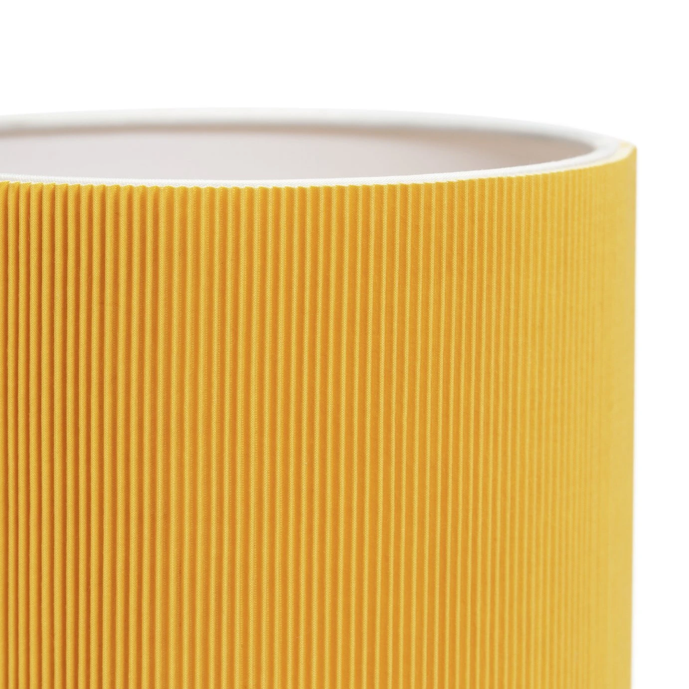 Habitat Mid Century Pleated Column Table Lamp - Yellow 4 Habitat Mid Century Pleated Column Table Lamp - Yellow - Image 4