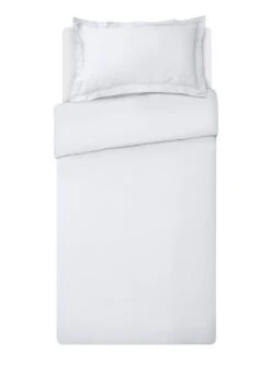 Habitat Egyptian Cotton 400TC White Bedding Set - Single -Home Furnishing Store 8200455 R Z002A