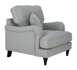 Habitat Matilda Fabric Armchair - Grey 9 Habitat Matilda Fabric Armchair - Grey -Home Furnishing Store 8272555 R Z004A