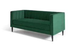 Habitat Vanessa Velvet 3 Seater Sofa - Green -Home Furnishing Store 8463852 R Z002A