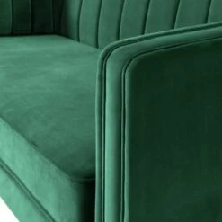 Habitat Vanessa Velvet 3 Seater Sofa - Green -Home Furnishing Store 8463852 R Z006A