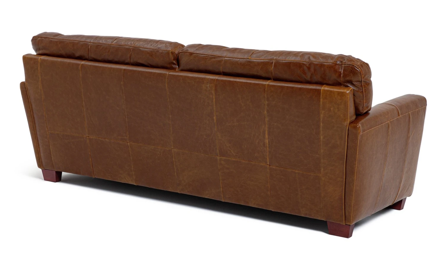 Habitat Milford Leather 4 Seater Sofa - Tan 5 Habitat Milford Leather 4 Seater Sofa - Tan - Image 5