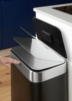 Tower 60 Litre Recycling Sensor Bin - Black -Home Furnishing Store 8719898 R Z003A