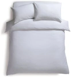 Habitat Stonewashed Cotton Plain White Bedding Set - Single 7 Habitat Stonewashed Cotton Plain White Bedding Set - Single -Home Furnishing Store 8761781 R Z002A