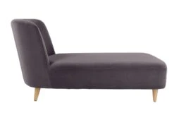 Habitat Daisy Velvet Corner Chaise Sofa - Grey -Home Furnishing Store 8774187 R Z002A