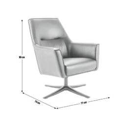 Habitat Rhett Faux Leather Swivel Chair - Black 11 Habitat Rhett Faux Leather Swivel Chair - Black -Home Furnishing Store 8774651 R Z020A