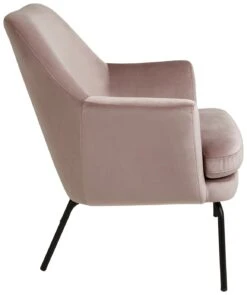 Habitat Celine Velvet Accent Chair - Pink -Home Furnishing Store 8809708 R Z002A