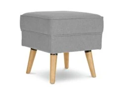 Habitat Callie Fabric Footstool - Light Grey -Home Furnishing Store 8817116 R Z002A