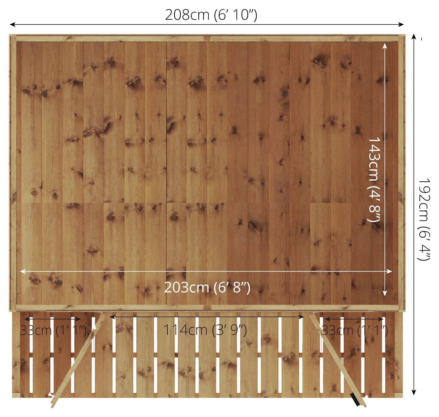 Mercia Wooden Traditional Summerhouse - 7 X 7ft 6 Mercia Wooden Traditional Summerhouse - 7 X 7ft - Image 6