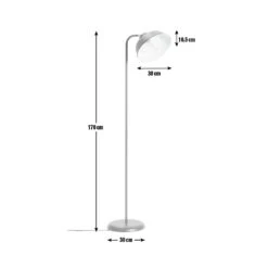 Habitat Benson Floor Lamp - Blue 17 Habitat Benson Floor Lamp - Blue -Home Furnishing Store 8846761 R Z001E