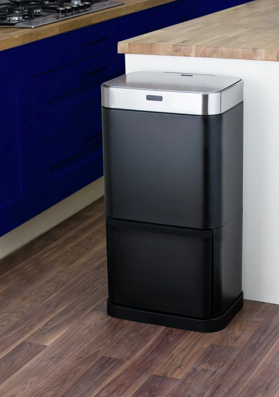 Tower 70 Litre Recycling Sensor Bin - Black 4 Tower 70 Litre Recycling Sensor Bin - Black - Image 4