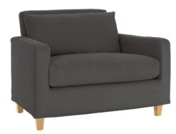 Habitat Chester Fabric Cuddle Chair - Light Feet - Charcoal -Home Furnishing Store 8847492 R Z002A