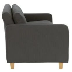 Habitat Chester Fabric Cuddle Chair - Light Feet - Charcoal -Home Furnishing Store 8847492 R Z004A