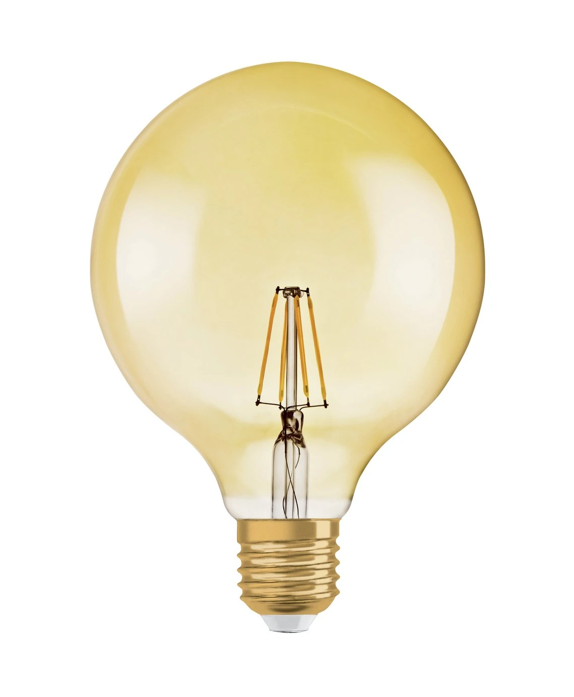 Osram 55W ES LED G125 Vintage Gold Globe Light Bulb 1 Osram 55W ES LED G125 Vintage Gold Globe Light Bulb