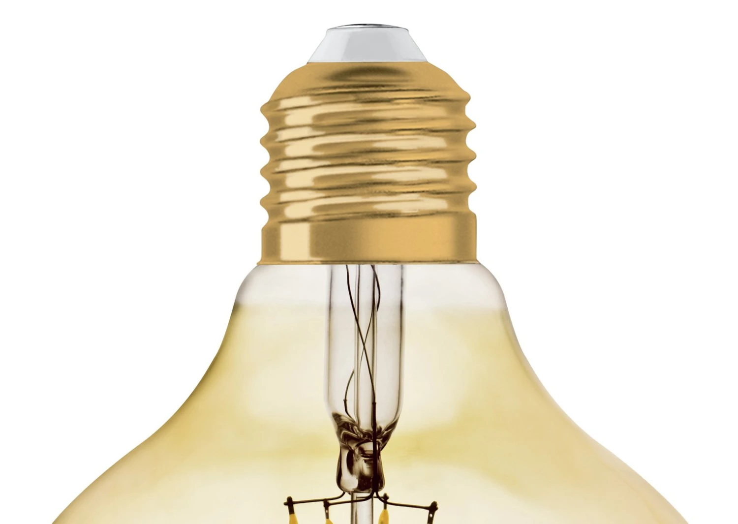 Osram 55W ES LED G125 Vintage Gold Globe Light Bulb 2 Osram 55W ES LED G125 Vintage Gold Globe Light Bulb - Image 2