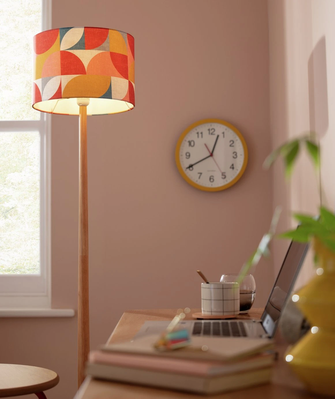 Habitat Mid Century Printed Shade - Multicolour 6 Habitat Mid Century Printed Shade - Multicolour - Image 6