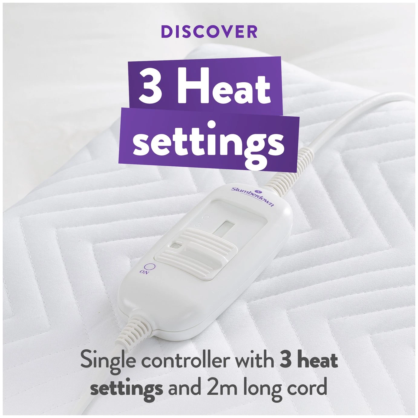 Slumberdown Warm And Cosy Electric Underblanket - Single 4 Slumberdown Warm And Cosy Electric Underblanket - Single - Image 4