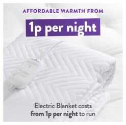 Slumberdown Warm And Cosy Electric Underblanket - Single 16 Slumberdown Warm And Cosy Electric Underblanket - Single -Home Furnishing Store 8888602 R Z005A