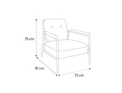 Habitat Cooper Fabric Armchair - Yellow -Home Furnishing Store 8899244 R Z020A