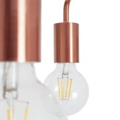 Habitat Rayner Steel LED Flush Ceiling Light - Rosegold -Home Furnishing Store 8927226 R Z002A