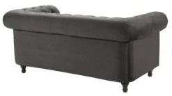Habitat Chesterfield Velvet 2 Seater Sofa - Charcoal -Home Furnishing Store 8935782 R Z003A