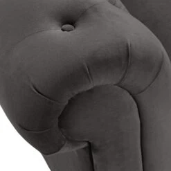 Habitat Chesterfield Velvet 2 Seater Sofa - Charcoal -Home Furnishing Store 8935782 R Z006A