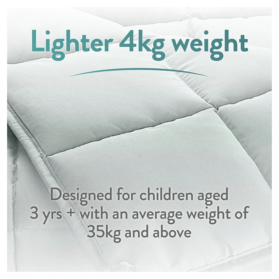 Slumberdown Wellbeing Kids Weighted Blanket - 4Kg 6 Slumberdown Wellbeing Kids Weighted Blanket - 4Kg - Image 6