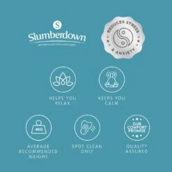 Slumberdown Wellbeing Kids Weighted Blanket - 4Kg 17 Slumberdown Wellbeing Kids Weighted Blanket - 4Kg -Home Furnishing Store 8942926 R Z009A
