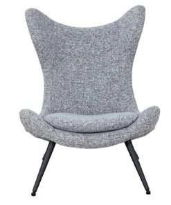 Habitat Robbie Fabric Accent Chair - Grey
