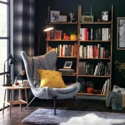 Habitat Robbie Fabric Accent Chair - Grey 15 Habitat Robbie Fabric Accent Chair - Grey -Home Furnishing Store 9134362 R Z002C