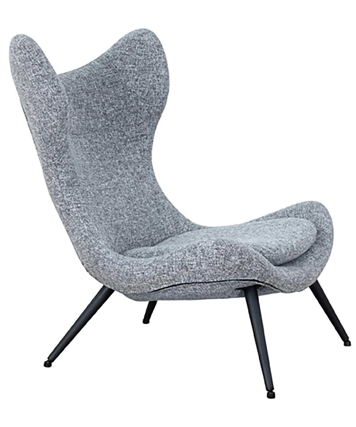 Habitat Robbie Fabric Accent Chair - Grey 5 Habitat Robbie Fabric Accent Chair - Grey - Image 5