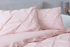 Habitat Hadley Pintuck Blush Pink Bedding Set - Double -Home Furnishing Store 9161397 R Z004A