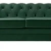 Habitat Chesterfield Velvet 3 Seater Sofa - Green
