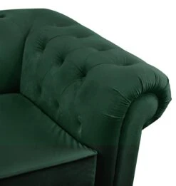 Habitat Chesterfield Velvet 3 Seater Sofa - Green -Home Furnishing Store 9161878 R Z006A
