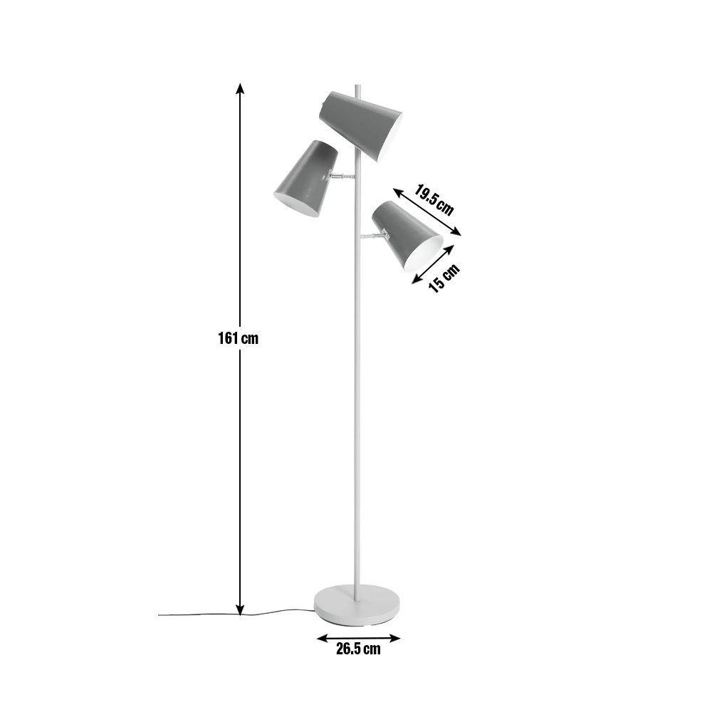 Habitat 3 Light Floor Lamp 9 Habitat 3 Light Floor Lamp - Image 9