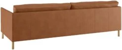Habitat Hyde 3 Seater Leather Sofa Bed - Tan -Home Furnishing Store 9185005 R Z005A