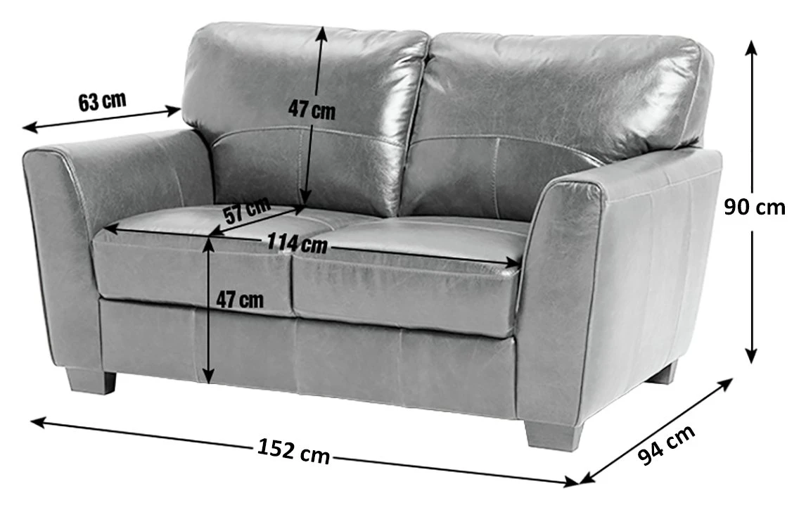 Habitat Milford Leather 2 Seater Sofa - Tan 4 Habitat Milford Leather 2 Seater Sofa - Tan - Image 4