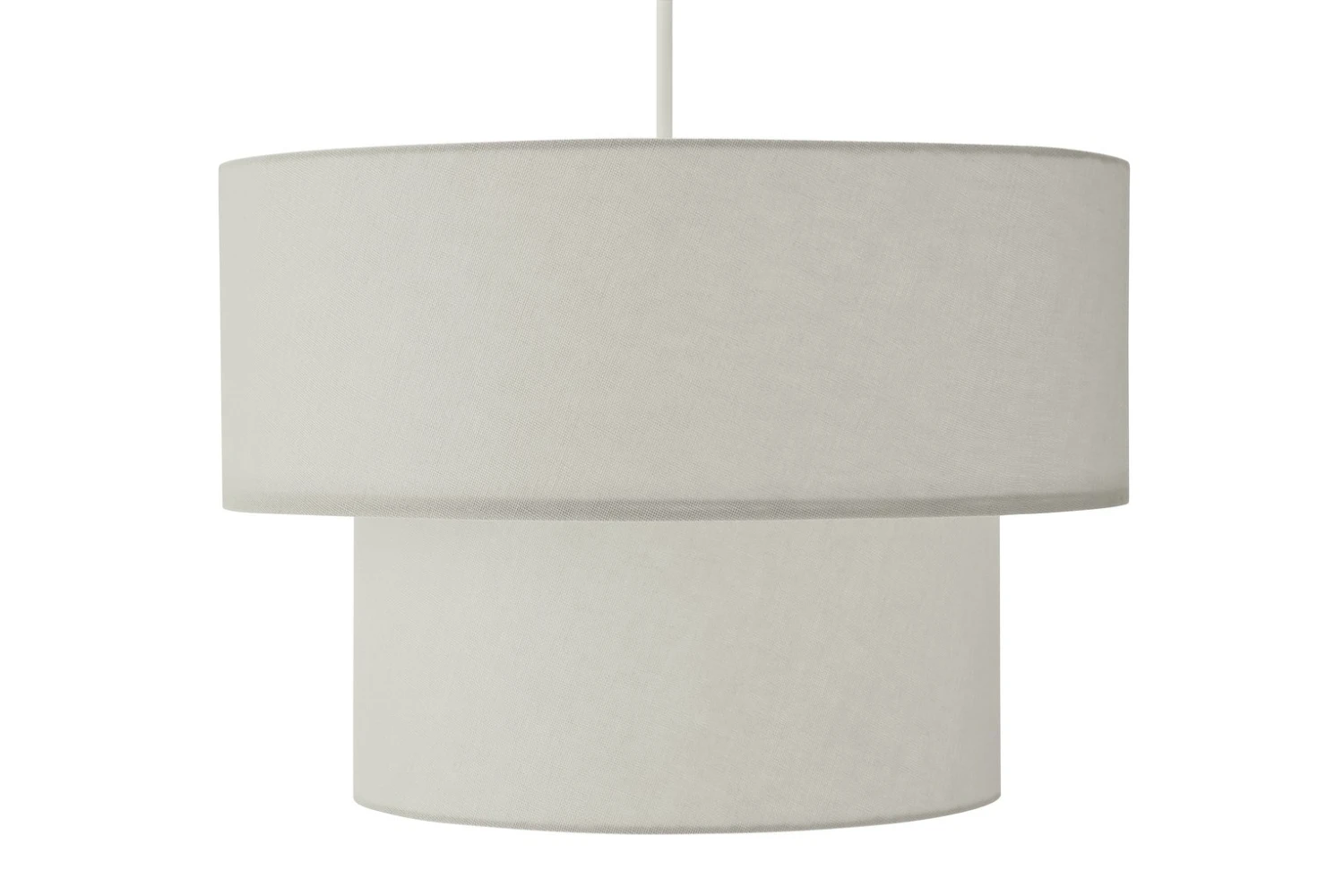 Habitat 2 Tier Linen Mix Shade - Grey 2 Habitat 2 Tier Linen Mix Shade - Grey - Image 2