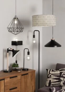 Habitat Kanso Wire Pendant Shade - Black -Home Furnishing Store 9199462 R Z002C