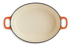 Habitat 4.7 Litre Cast Iron Oval Casserole Dish - Orange 8 Habitat 4.7 Litre Cast Iron Oval Casserole Dish - Orange -Home Furnishing Store 9212363 R Z002A