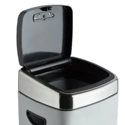 Habitat 30 Litre Square Touch Top Bin - Gunmetal -Home Furnishing Store 9212662 R Z003A