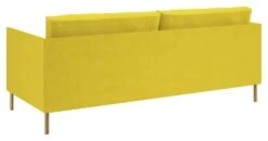Habitat Hyde Velvet 3 Seater Sofa - Yellow 11 Habitat Hyde Velvet 3 Seater Sofa - Yellow -Home Furnishing Store 9266292 R Z003A