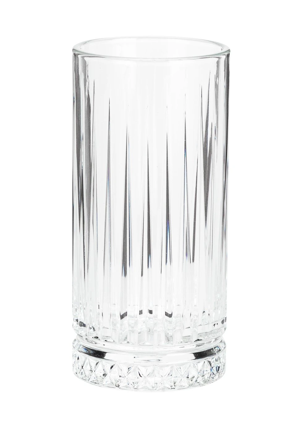 Habitat Pressed Set Of 4 Hi Ball Glasses 3 Habitat Pressed Set Of 4 Hi Ball Glasses - Image 3