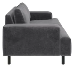 Habitat Julien Velvet 3 Seater Sofa - Grey -Home Furnishing Store 9301542 R Z004A