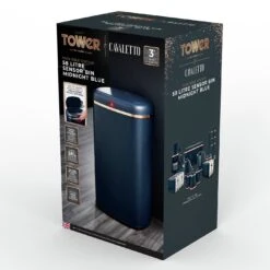 Tower 58 Liter Cavaletto Sensor Bin - Blue -Home Furnishing Store 9308916 R Z004A