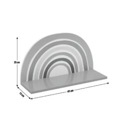 Habitat MDF Rainbow Wall Shelf - Multicoloured -Home Furnishing Store 9310272 R Z001E