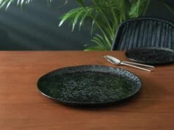 Habitat Preto Stoneware Serving Platter - Black 9 Habitat Preto Stoneware Serving Platter - Black -Home Furnishing Store 9310801 R Z002C