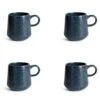 Habitat Addison Set Of 4 Mugs - Blue