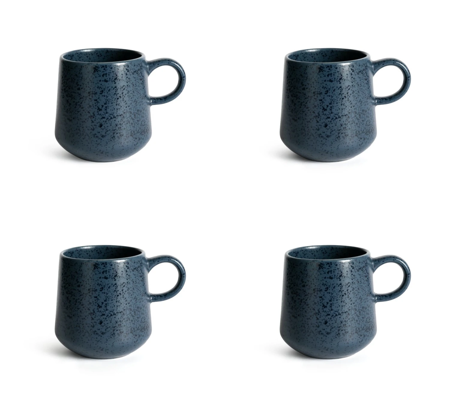 Habitat Addison Set Of 4 Mugs - Blue 1 Habitat Addison Set Of 4 Mugs - Blue