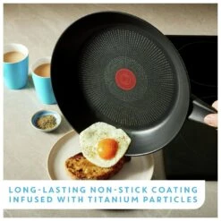 Tefal Jamie Oliver 24cm Non Stick Stainless Steel Frying Pan -Home Furnishing Store 9336373 R Z004A